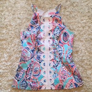 Lilly Pulitzer Annabelle Halter Top